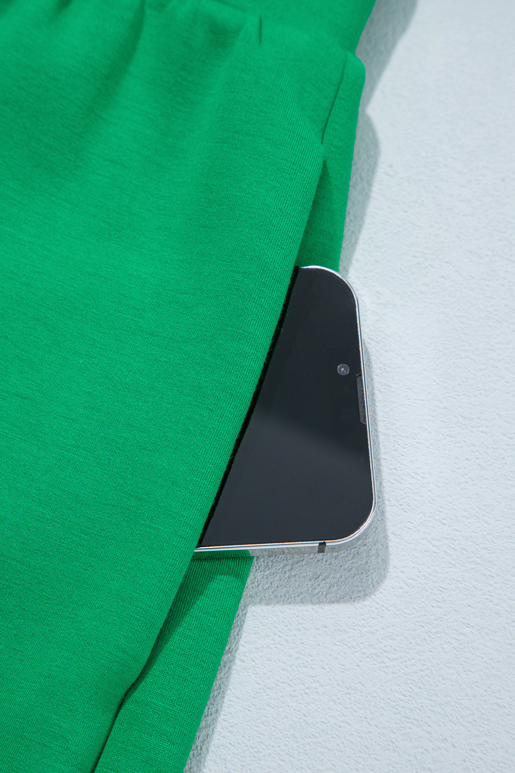 Bright Green Sleeveless Zip Front Scallop Hem Mini Dress